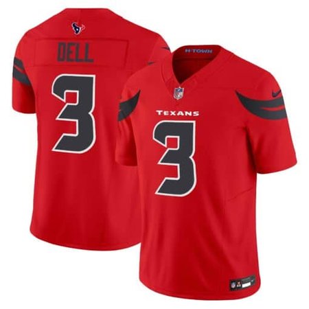 Men's Tank Dell Red Houston Texans #3 Vapor F.U.S.E. Limited Jersey